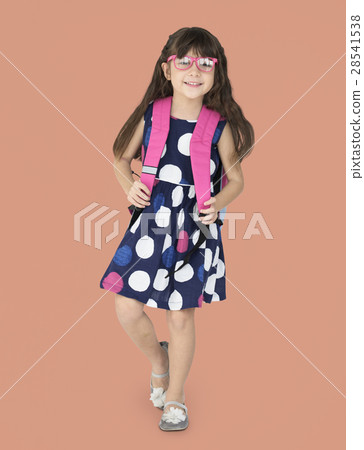 Little Girl Having Fun Portrait Little Girl Having Fun Portrait 28541538