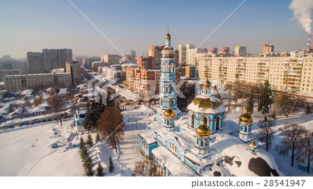 Aerial view of Church Nativity Blessed Virgin Aerial view of Church Nativity Blessed Virgin 28541947