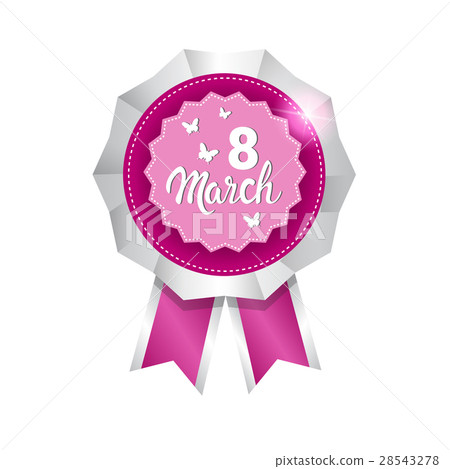 8 March International Women Day Greeting Card Icon 8 March International Women Day Greeting Card Icon 28543278