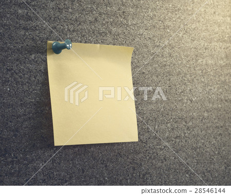 Notes on corkboard 28546144