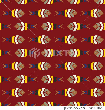 Flock of fish mosaic seamless pattern Flock of fish mosaic seamless pattern 28548064