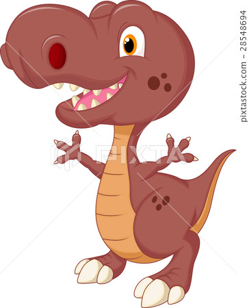 Cute dinosaur cartoon Cute dinosaur cartoon 28548694