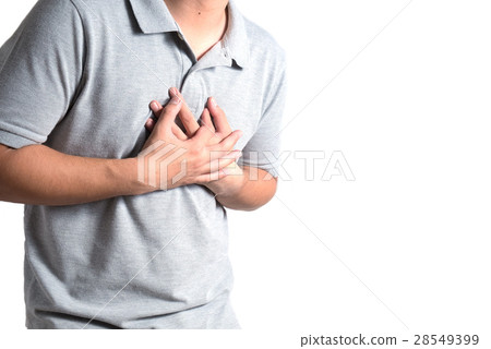 Man having heart attack Man having heart attack 28549399