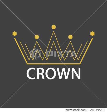 Elegant crown premium symbol. 28549546