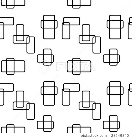 Seamless Geometric Vector Background 28549840