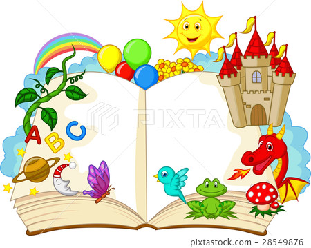 Fantasy book cartoon 28549876
