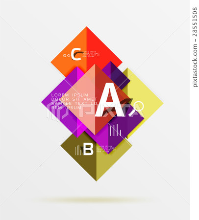 Vector square banner 28551508