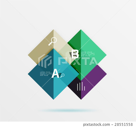 Vector square banner - Stock Illustration [28551558] - PIXTA