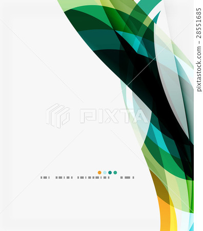 Modern geometric wavy shapes on light Modern geometric wavy shapes on light 28551685