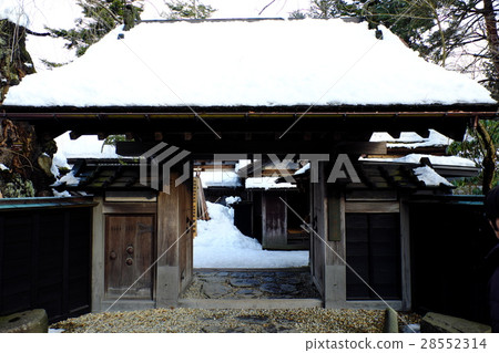 Kakunoda samurai residence in the winter season 28552314