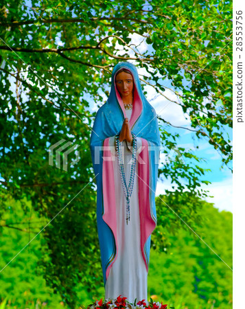 Lithuania. Statue of Virgin Mary Lithuania. Statue of Virgin Mary 28553756