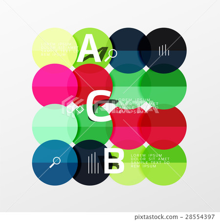 Circle geometric abstract background 28554397