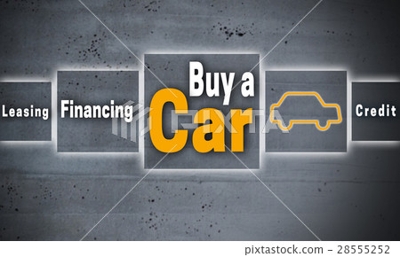 Buy a Car touchscreen concept background Buy a Car touchscreen concept background 28555252