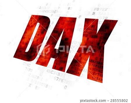 Stock market indexes concept: DAX on Digital Stock market indexes concept: DAX on Digital 28555802