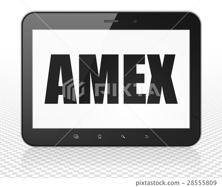 Stock market indexes concept: Tablet Pc Computer Stock market indexes concept: Tablet Pc Computer 28555809