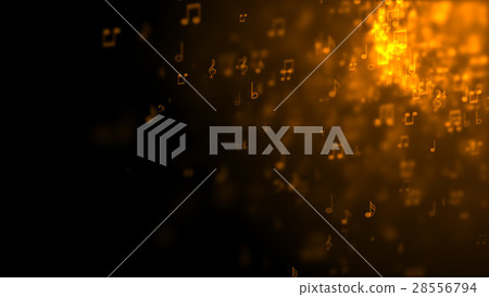 Abstract Background with Colorful Music notes. 28556794