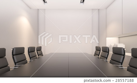 An empty meeting room / 3D rendering 28557188