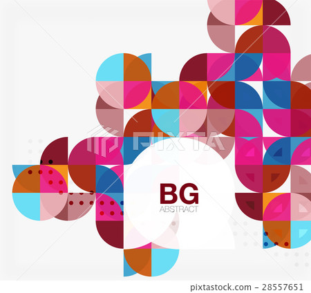 Circle banner background 28557651