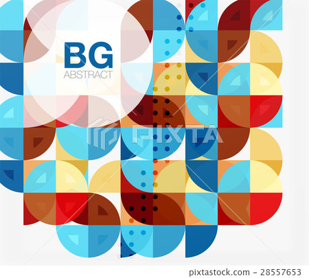 Vector geometric circle abstract background Vector geometric circle abstract background 28557653