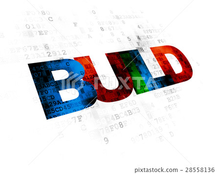 Building construction concept: Build on Digital Building construction concept: Build on Digital 28558136