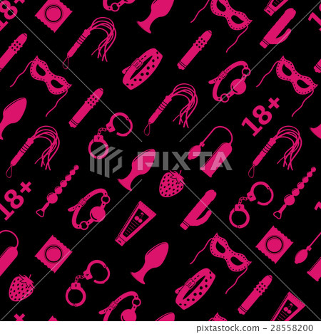 Sex toys seamless pattern 28558200