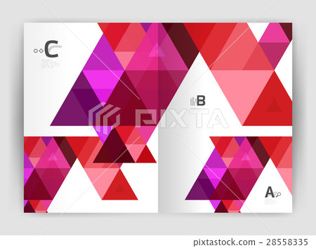 Modern business brochure or leaflet A4 cover 28558335