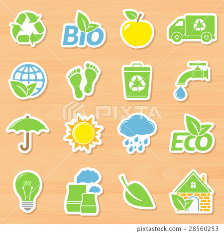 Eco Stickers Set 28560253