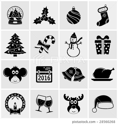 Christmas Icons Set 28560268