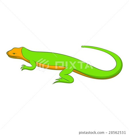 Little lizard icon, cartoon style Little lizard icon, cartoon style 28562531