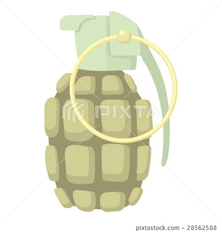 Hand grenade icon, cartoon style Hand grenade icon, cartoon style 28562588