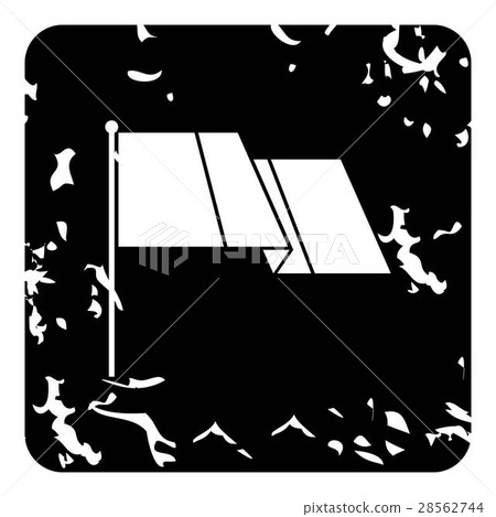 Flag icon, grunge style Flag icon, grunge style 28562744