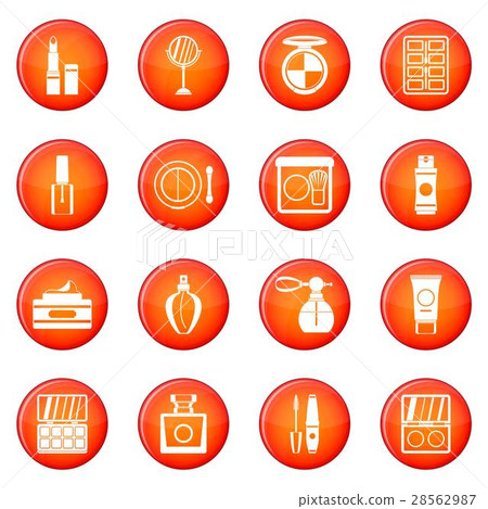 Cosmetics icons vector set Cosmetics icons vector set 28562987