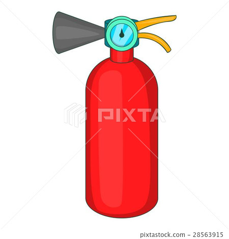 Fire extinguisher icon, cartoon style 28563915