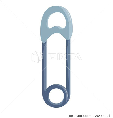 Safety pin icon, cartoon style - Stock Illustration [28564001] - PIXTA