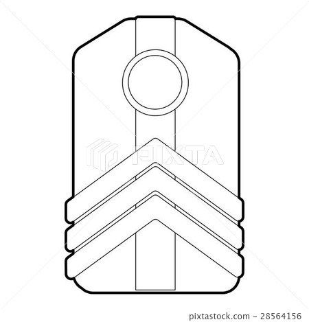 Shoulder straps icon, outline style 28564156