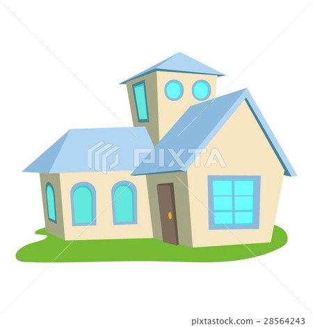 House icon, cartoon style 28564243