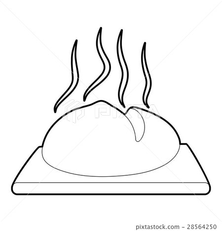 Fresh loaf icon, outline style Fresh loaf icon, outline style 28564250