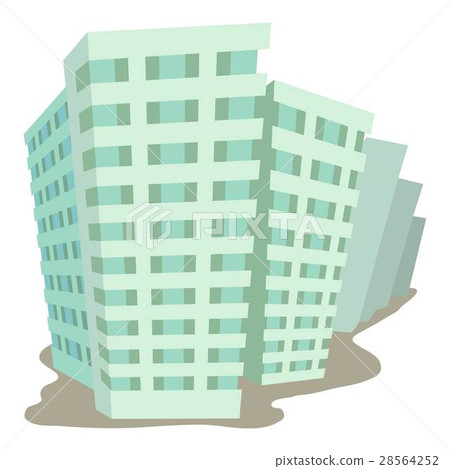 Building icon, cartoon style Building icon, cartoon style 28564252