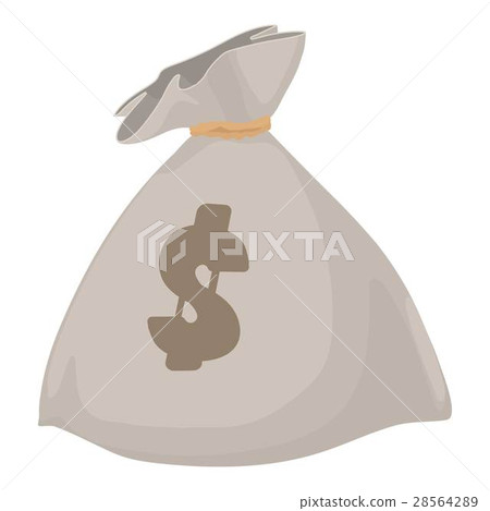 Money bag icon, cartoon style Money bag icon, cartoon style 28564289
