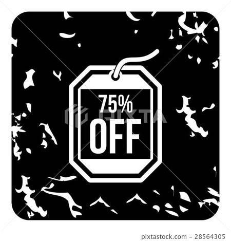 Discount icon, grunge style 28564305