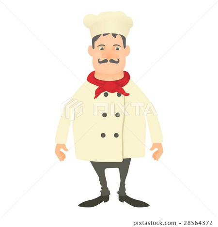Smiling chef icon, cartoon style Smiling chef icon, cartoon style 28564372