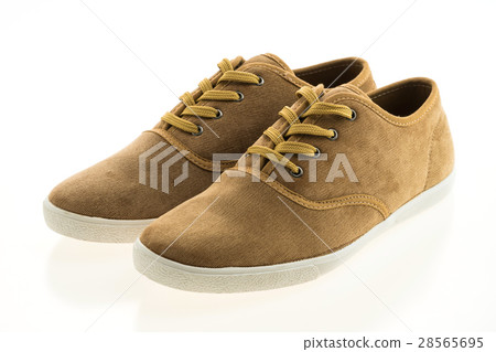 Brown leather shoes 28565695