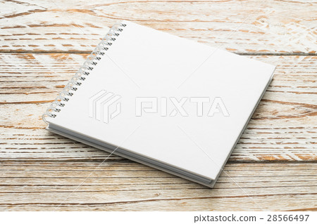 Blank book mock up on wooden background Blank book mock up on wooden background 28566497