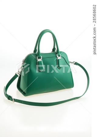 Beautiful elegance and luxury fashion green handbag 28568602