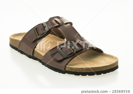 Men leather sandal and flip flop shoes 28569559