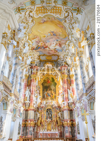 wieskirche church in bavaria, Germany, Europe 28570684