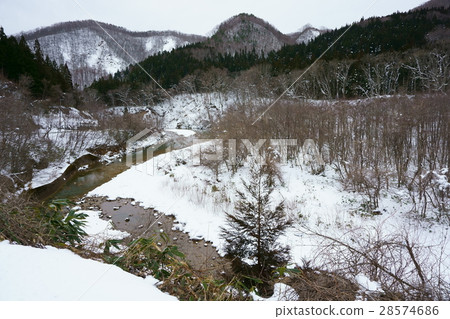 Sembukawa snow scene 28574686