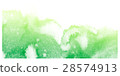 Abstract green watercolor on white background. 28574913