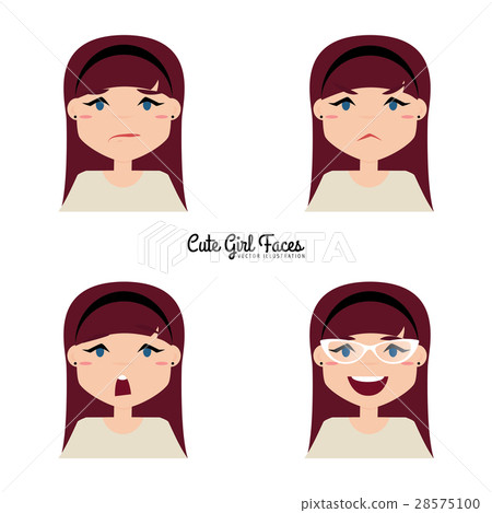 girl Expression Face 28575100