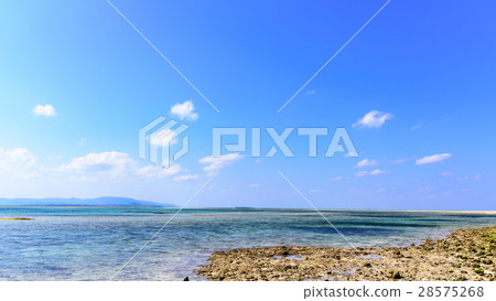 竹富島Kaji海灘的風景 28575268